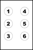Braille font cell